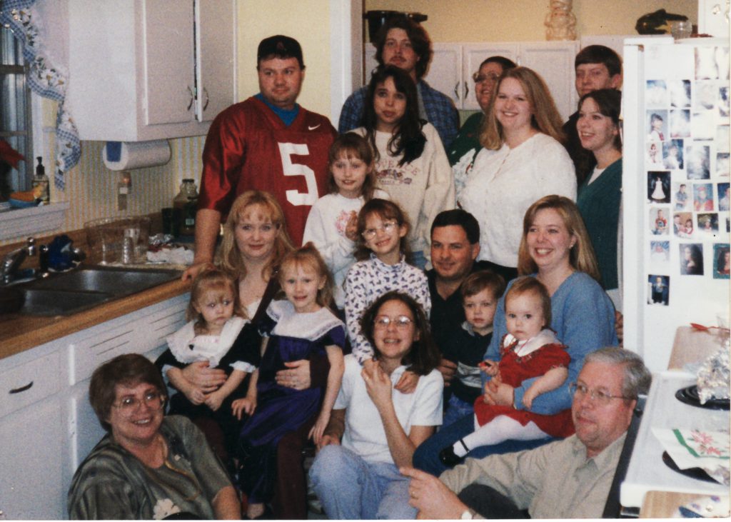 Vincent family photo of Ron and Susie along with their children and grand children